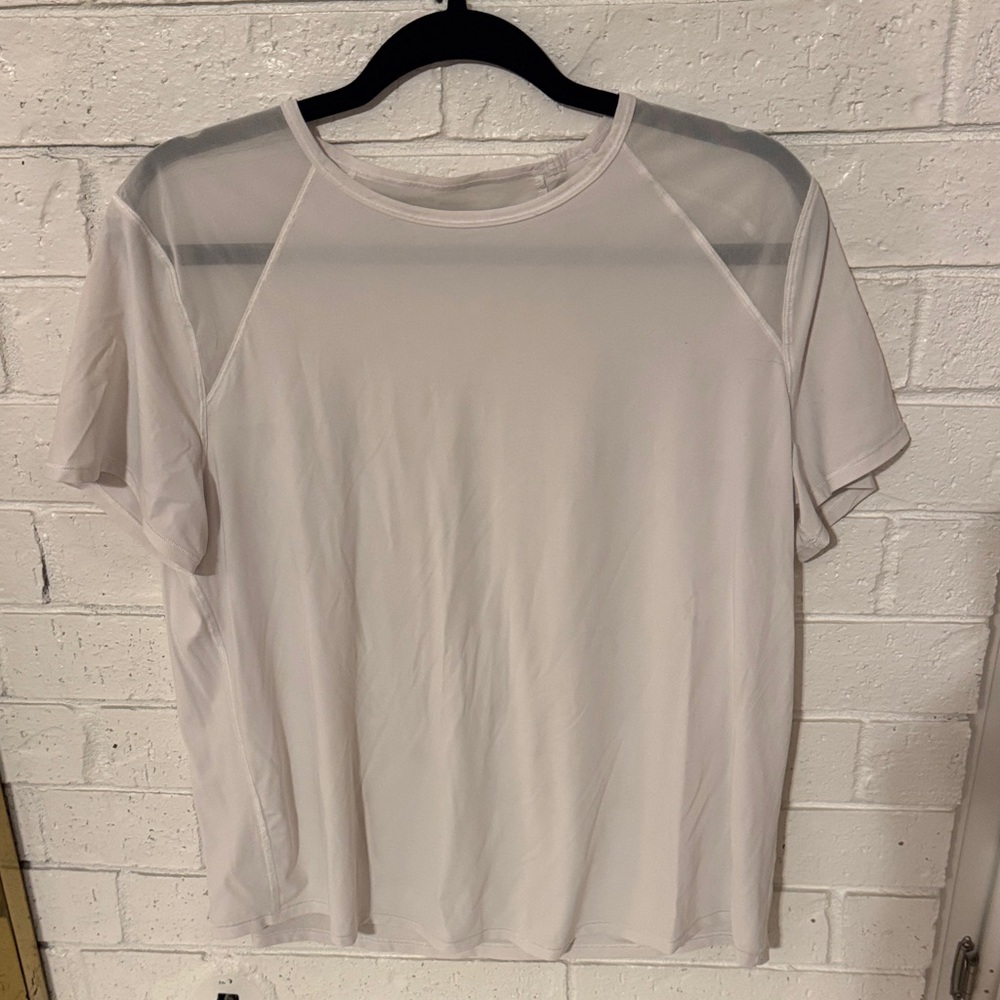 lululemon athletica Women's White Short-Sleeve Crew Tee